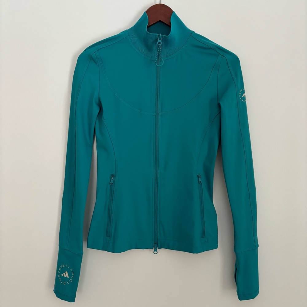 ADIDAS by STELLA MCCARTNEY | Blue Performance Wear Sporty Chic Jacket | Size S